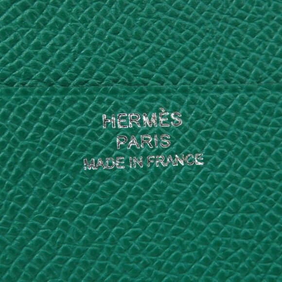 HERMES Bean Combine Verso Epsom Celeste/Vert Jade - Picture 5 of 10